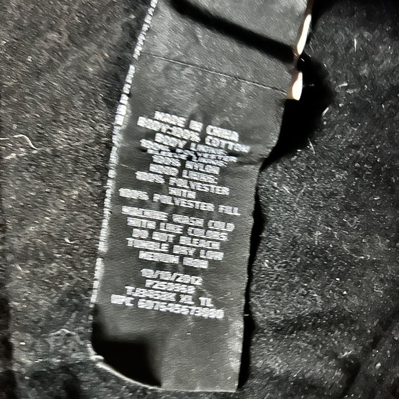 Dickies Men’s Big &Tall Size XL TL Black Coat Rigid Duck Hooded Heavyweight Work - Picture 11 of 12